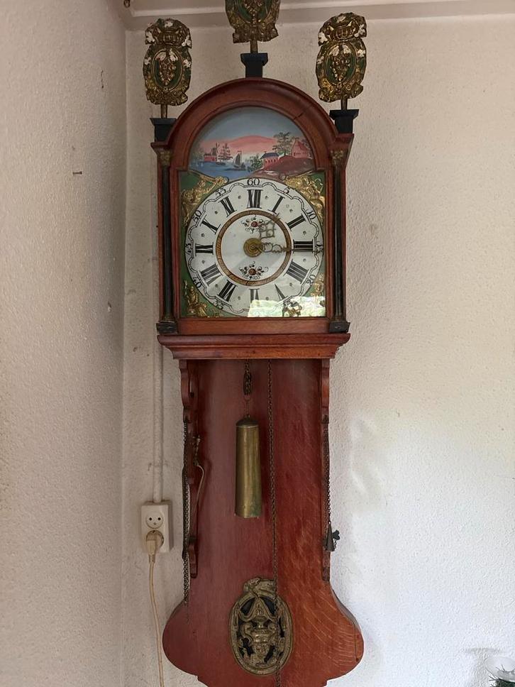 Antieke Friese Staartklok - ca. 1800, Antiek en Kunst, Antiek | Klokken, Ophalen