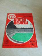 Programmaboekje Manchester u- Liverpool Fc 1972, Verzamelen, Overige Verzamelen, Ophalen of Verzenden, Zo goed als nieuw