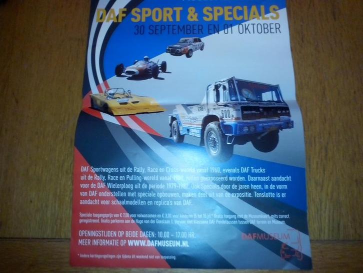 2 Dakar poster DAF de Rooy Turbo, 55 Rally + Iveco Powerstar, Verzamelen, Automerken, Motoren en Formule 1, Zo goed als nieuw