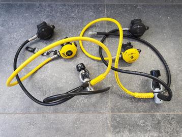 2x aqualung automatenset ideaal voor vliegvakantie beschikbaar voor biedingen