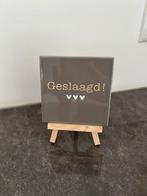 Tegeltje geslaagd incl houder, Ophalen of Verzenden, Nieuw