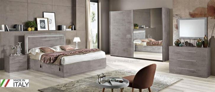 Slaapkamer set Marmer GRIJS Orjinal letto Città -SALE!-, Huis en Inrichting, Slaapkamer | Complete slaapkamers, Nieuw, Tweepersoons