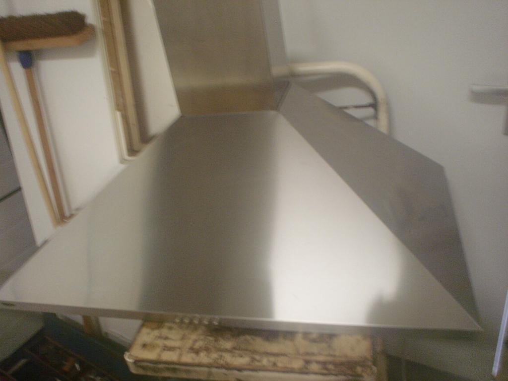 afzuigkap R.V.S  Pelgrim 90 breed x 52 diep nu 50 euro, Ophalen, Wandschouwkap, Refurbished, Vrijstaand