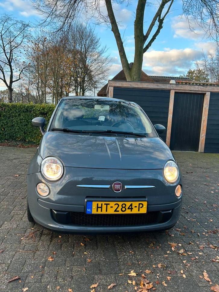 Fiat 500 0.9 Twinair C 2015 Grijs, Auto's, Fiat, Particulier, Benzine, A, Hatchback, Handgeschakeld, Origineel Nederlands, Zilver of Grijs
