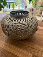 Bolkaarshouder, Huis en Inrichting, Woonaccessoires | Kandelaars en Kaarsen, Gebruikt, Ophalen of Verzenden, Metaal, Kandelaar