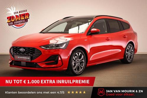 Ford Focus Wagon 1.0 EcoBoost Hybrid ST Line | PANORAMDAK |, Auto's, Ford, Bedrijf, Te koop, Focus, ABS, Adaptive Cruise Control