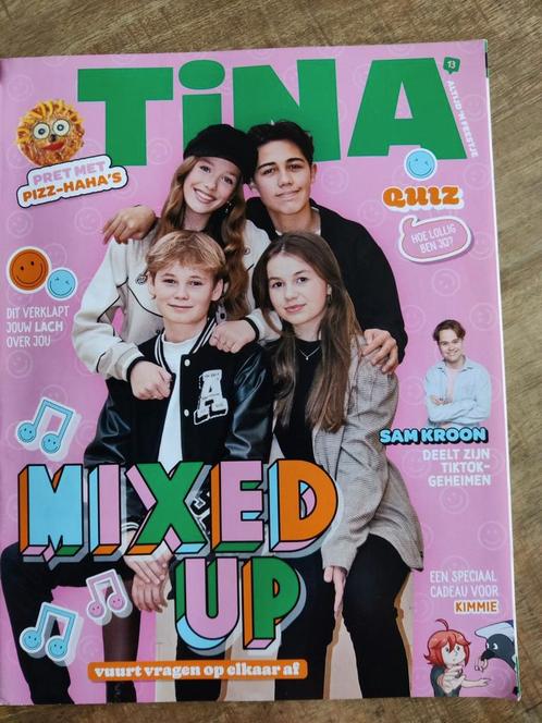 Meidenblad Tina met poster Maxime & Sophie en Dylan Haegens, Boeken, Tijdschriften en Kranten, Zo goed als nieuw, Ophalen of Verzenden