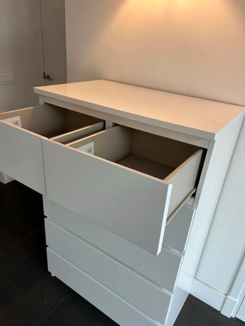 IKEA Malm ladekast, wit, 8 laden - afbeelding 17