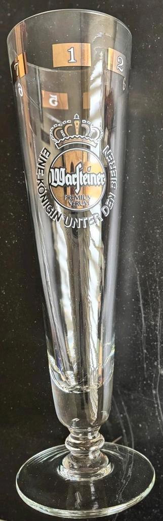 Ouderwets Warsteiner bierglas 1l, Verzamelen, Glas en Borrelglaasjes, Nieuw, Bierglas, Ophalen