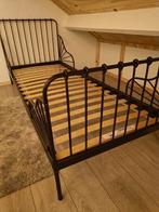 Meegroeibed ikea luroy zwart, Kinderen en Baby's, Kinderkamer | Bedden, 70 tot 85 cm, Ophalen of Verzenden, Zo goed als nieuw