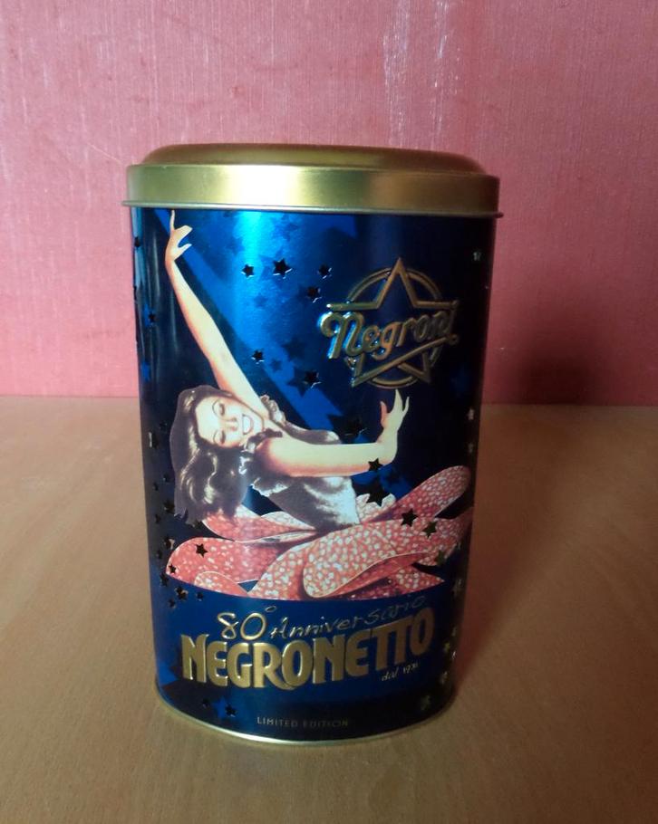 Negronetto Blik, Verzamelen, Blikken, Gebruikt, Overige, Overige merken, Ophalen of Verzenden