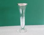 Antiek Kristal vaasje / Anjervaasje met zilver montuur, Antiek en Kunst, Ophalen of Verzenden