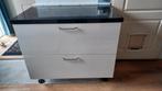 keukenkast onderdeel U-keuken van Brugman met composiet blad, Huis en Inrichting, Ophalen, Gebruikt, Zwart, 50 tot 100 cm