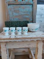 Schaaltjes + eierdopjes Arcopal Veronica vergeet-me-nietjes, Ophalen of Verzenden