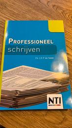 Boek Professioneel schrijven NTI, Ophalen of Verzenden, Zo goed als nieuw, Overige onderwerpen