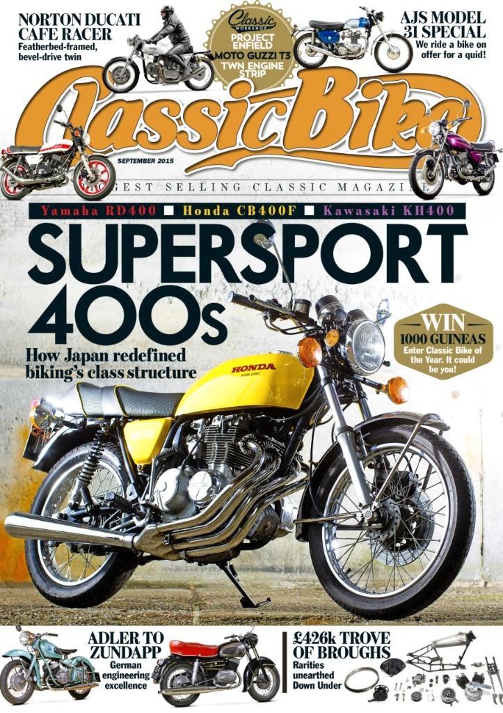 Classic Bike Magazine september 2015, Boeken, Motoren, Gelezen, Verzenden