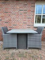 Mooie Wicker Tuinset - 2 Stoelen & Tafel van graniet, Tuin en Terras, Tuinsets en Loungesets, Zo goed als nieuw, Wicker, Tuinset