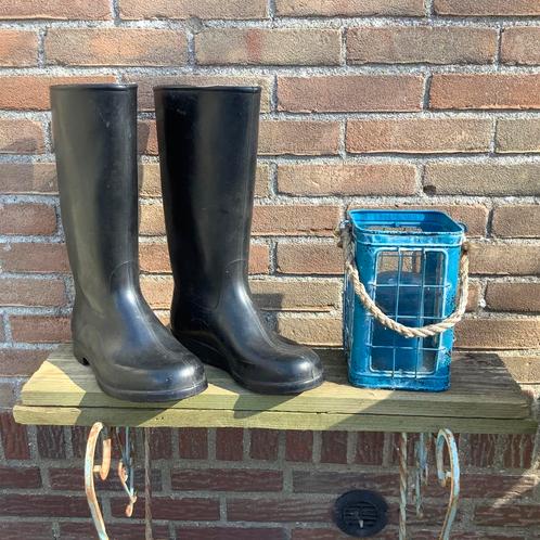STEVIGE TUINLAARZEN- van RUBBER - in goede staat!, Tuin en Terras, Werkkleding, Gebruikt, Heren, Laarzen, Ophalen of Verzenden