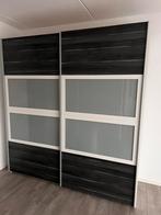 Stijlvolle kledingkast met schuifdeuren (softclose), Huis en Inrichting, Ophalen, Gebruikt, Glas, 200 cm of meer