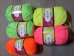 Garen Neon Kleuren, Hobby en Vrije tijd, Breien en Haken, Ophalen of Verzenden, Nieuw, Breien of Haken, Wol of Garen