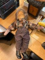 Jongenspop met houten hoofd, Ophalen of Verzenden