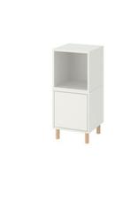 NEW IKEA White Cabinet/ Kast combinatie met houten poten, Doe-het-zelf en Verbouw, Kratten en Dozen, Overige typen, Minder dan 50 cm
