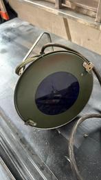 Lamp met blauw glas, Verzamelen, Militaria | Algemeen, Ophalen, Landmacht, Nederland