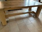 Eiken tafel, Huis en Inrichting, Tafels | Salontafels, Ophalen, Vierkant, 50 tot 100 cm, Zo goed als nieuw