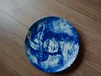Delfts blauw wandbord, Ophalen