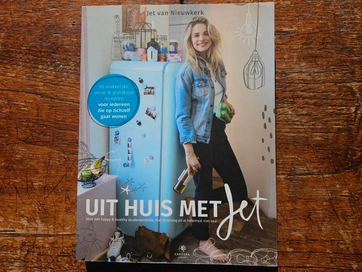 Jet van Nieuwkerk - Uit huis met Jet, Boeken, Kookboeken, Zo goed als nieuw, Italië, Ophalen of Verzenden