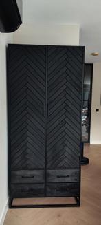 Mango hout visgraat kast, Ophalen, Zo goed als nieuw, 25 tot 50 cm, 150 tot 200 cm