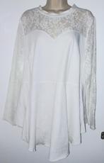 Shein Curve tuniek maat 4XL (44/46), Kleding | Dames, Grote Maten, Ophalen of Verzenden, Zo goed als nieuw, Wit, Blouse of Tuniek