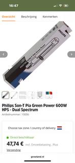 Philips son-t pia green power 600w hps dual spectum, Tuin en Terras, Kweekspullen, Ophalen, Kweeklamp