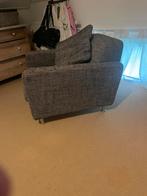 2 identieke vintage look fauteuils, Ophalen, Vintage design, 75 tot 100 cm, Zo goed als nieuw
