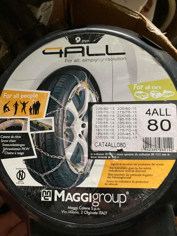 Sneeuwkettingen Maggi 4ALL 080, Auto diversen, Sneeuwkettingen, Zo goed als nieuw, Ophalen