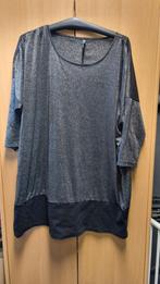 Leuk zwart glitter tuniek leuk voor kerst maat 54 maxi blue, Ophalen of Verzenden, Gedragen, Maxi blue, Blouse of Tuniek