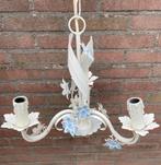 Franse brocante bloemen kroonluchter, Ophalen, Zo goed als nieuw