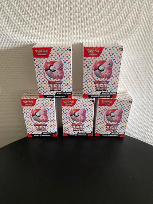 Pokemon 151 Booster Bundle (meedere beschikbaar) SEALED!, Hobby en Vrije tijd, Verzamelkaartspellen | Pokémon, Nieuw, Booster