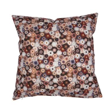 Kussenhoes Millefleurs "nature" linnenlook 44 x 44 cm beschikbaar voor biedingen