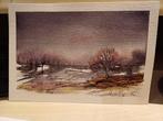 Aquarel landschap abstract, Minder dan 50 cm, Nieuw, Minder dan 50 cm, Schilderij