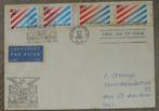 postzegels enveloppe 200 jaar Nederland - Amerika april 1982, Ophalen of Verzenden, Na 1940, Gestempeld