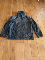 Bruine leren jas Brixon - Maat L, Kleding | Heren, Ophalen of Verzenden, Maat 52/54 (L), Bruin, Brixon