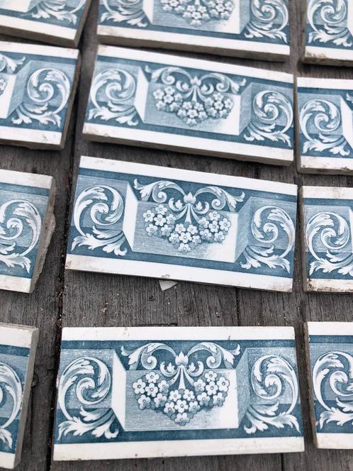 Antieke tegels wit/blauw, Antiek en Kunst, Antiek | Wandborden en Tegels, Ophalen of Verzenden