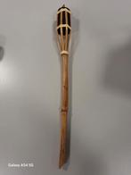 Gebruikte, stevige bamboe tuinfakkels met olie navulbaar, Ophalen of Verzenden