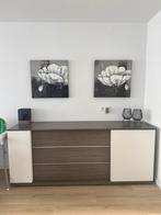 Modern Dressoir met Lades en Deur, Ophalen, Kunststof, Gebruikt, 50 tot 100 cm
