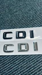 Mercedes CDI logo cdi chroom embleem zwart CDI embleem zilve, Ophalen of Verzenden