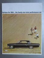 1964 FORD FAIRLANE brochure, Engels, Ophalen of Verzenden, Zo goed als nieuw, Ford