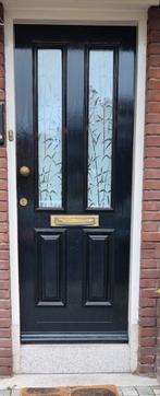 Klassieke buitendeur incl. Beslag en 3 punt slot, Doe-het-zelf en Verbouw, Deuren en Horren, Ophalen, Gebruikt, 80 tot 100 cm