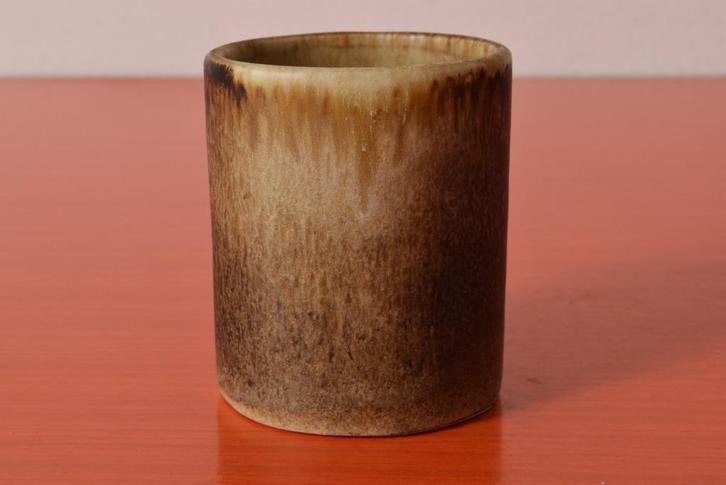 Retro vintage Loré Beesel - Matt Camps B84 vaasje / potje, Antiek en Kunst, Antiek | Keramiek en Aardewerk, Ophalen of Verzenden