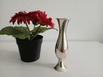 Verzilverd bloemen/siervaasje, Antiek en Kunst, Ophalen of Verzenden, Zilver
